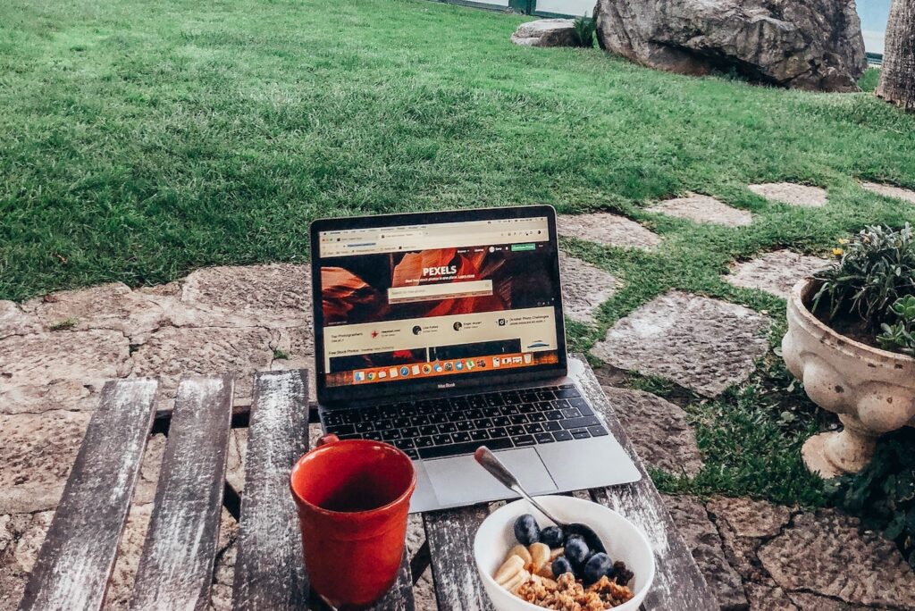 what is a digital nomad, if not sitting outside while working