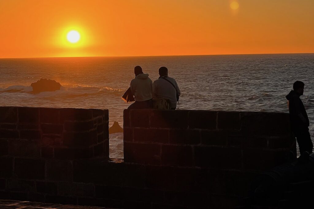 essaouira travel guide watching sunset on the city walls